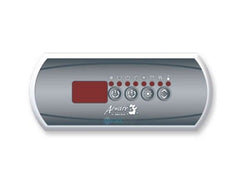 GECKO ALLIANCE Gecko 0607-008002 in.K200 Keypad 2 Pump 4 Button LED Overlay