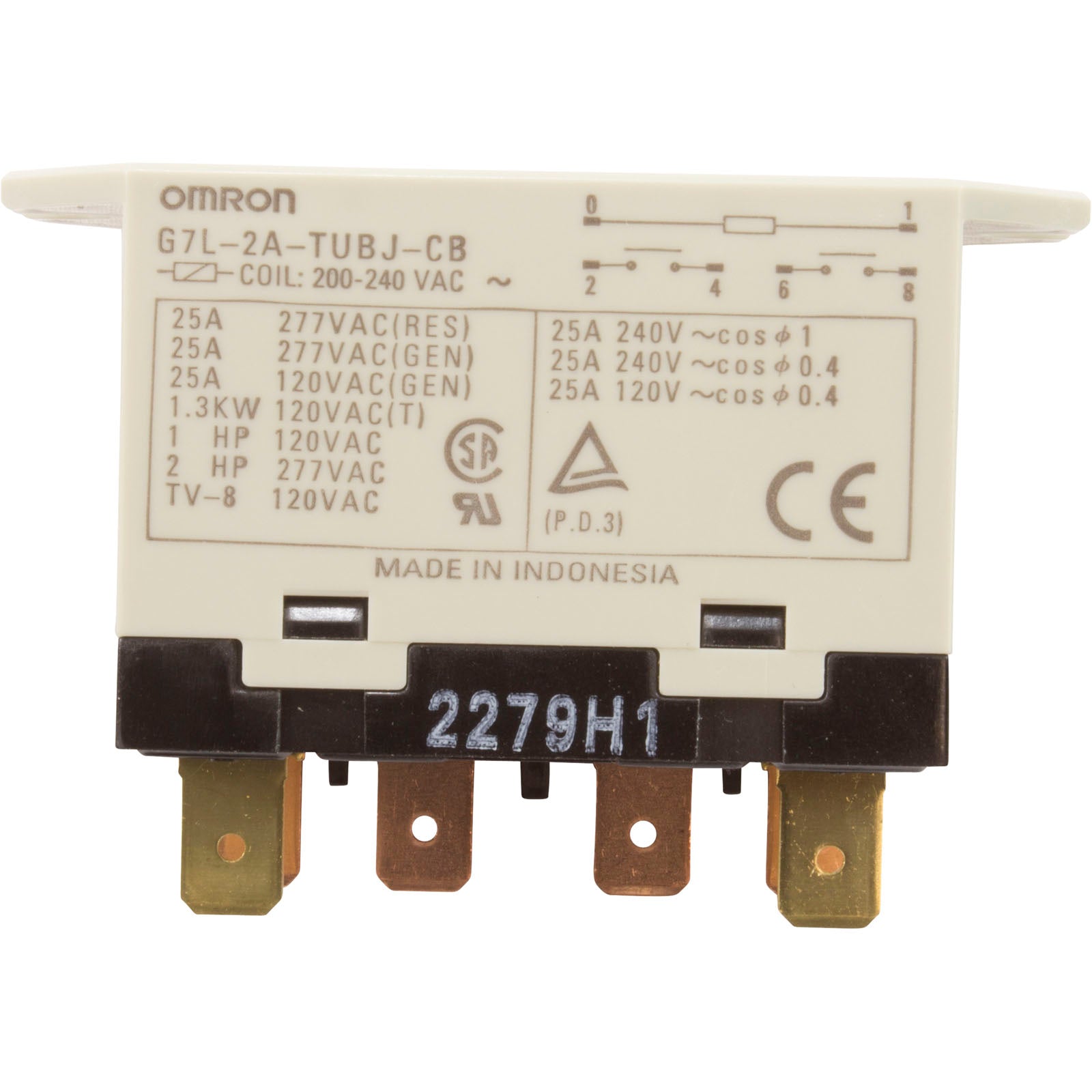 INTERMATIC Intermatic 143T135 Relay DPST 240VAC 2-Pole Pool and Spa Control