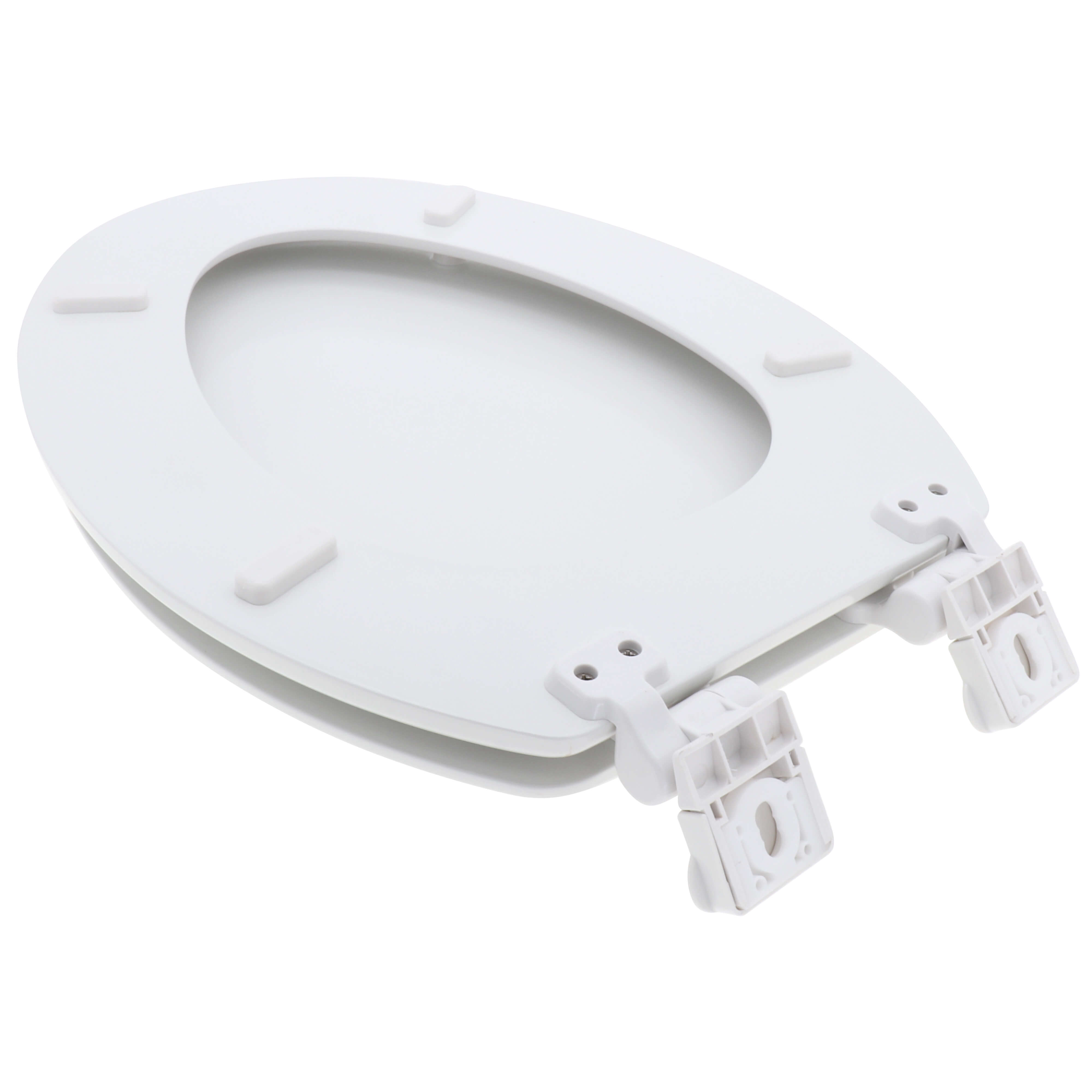 JONES STEPHENS Jones Stephens C014WDS00 Comfort Elongated Closet Front Toilet Seat with Cover in White