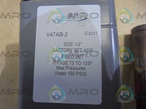 JOHNSON CONTROLS Johnson Controls V47AB-2C Temperature Actuated Modulating Valve 75 to 135°F 1/2 Pipe Size