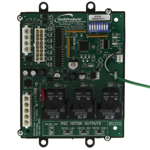 QWIK PRODUCTS QwikProducts QT6104 Universal ECM Blower Motor To PSC Motor Replacement Board
