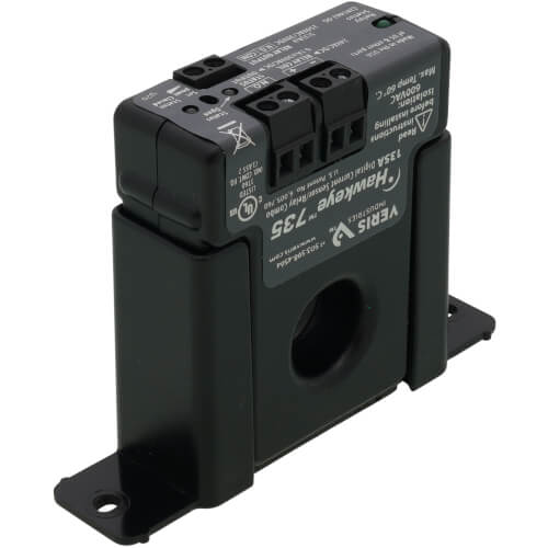 VERIS Veris H-735 Current Switch and SPST Relay 1-135A Adjustable