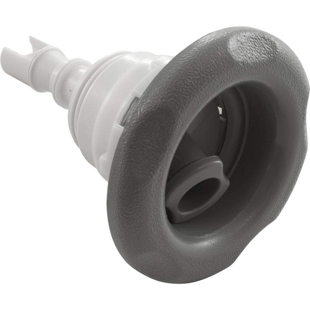 WATERWAY PLASTICS Waterway Plastics 229-8017 Jet Internal Poly Storm 3-3/8 Roto Textured Scalloped Gray Thread