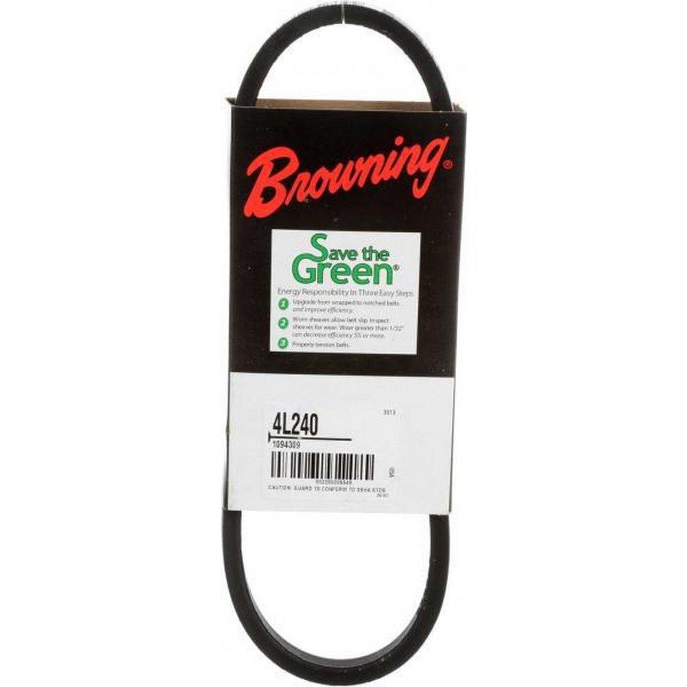 BROWNING Browning 4L240 FHP V-Belts, L Belt Section, 23 Pitch