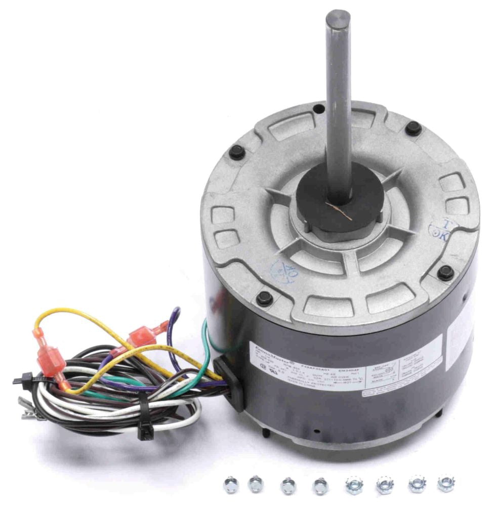 CENTURY MOTORS Century EM3404F 1/4 HP Condenser Fan Motor 208-230 VAC 60Hz 1--phase 825 RPM 8-Pole