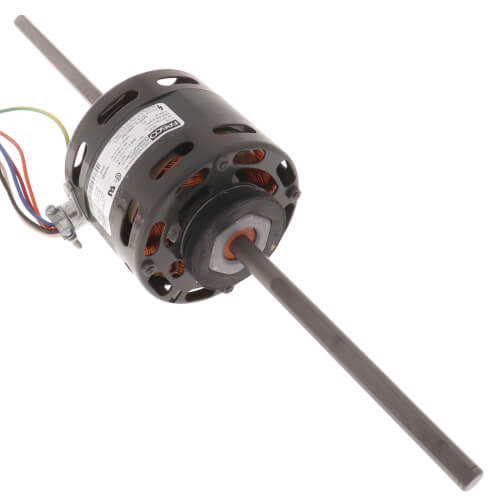 GENTEQ MOTORS Fasco D337 Open Ventilated Shaded Pole Fan Coil Air-Conditioning and Heating Motor 4-Speed 1550 RPM 115V 1/8-1/10-1/12-1/15HP