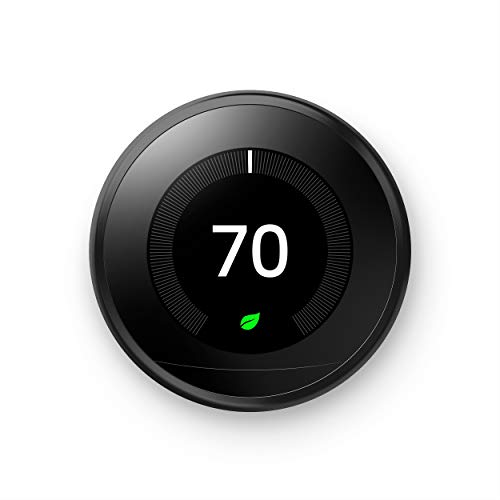GOOGLE NEST Google Nest T3016US Learning Thermostat 3rd Gen Black