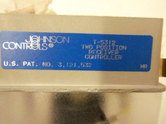 JOHNSON CONTROLS Johnson Controls T-5312-3 Series T-5312 Pneumatic Receiver-Controller Two-Position