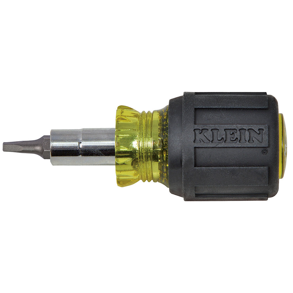 DAIKIN Klein 32562 Multi-Bit Screwdriver Nut Driver 6-in-1 Stubby