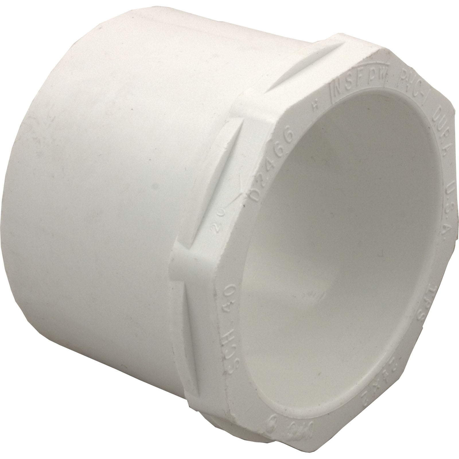 LASCO LASCO 437292 Reducer 2-1/2 Spigot x 2 Slip Schedule 40 PVC