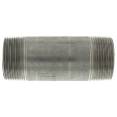 Merit Brass 4020-400 Stainless Steel 304/304L Pipe Fitting 1.25 Inch Nipple SCH 40 NPT Male