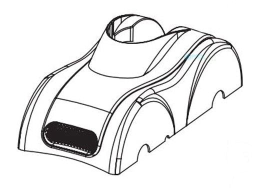 PENTAIR Pentair 360003 Legend Top Housing Kreepy Krauly Legend Replacement