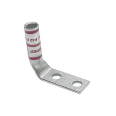 PANDUIT Panduit LCC6-14BWF-L Pan-Lug 2-Hole Compression Lug (6 AWG / 2-Hole / 90 Degree)
