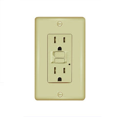 CYBER TECH LIGHTING Cyber Tech Lighting GLS20ATRWR-IV Tamper Resistant Weather Resistant Self-Testing GFCI Duplex Receptacle 20 Amp (Duplex) GLS20ATRWR-IV