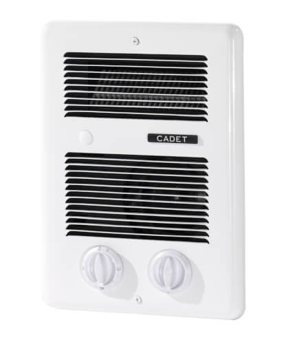 CADET Cadet CBC103TW Com-Pak Bath White Forced-In-Wall Fan Heater 1000 Watt 240/120V