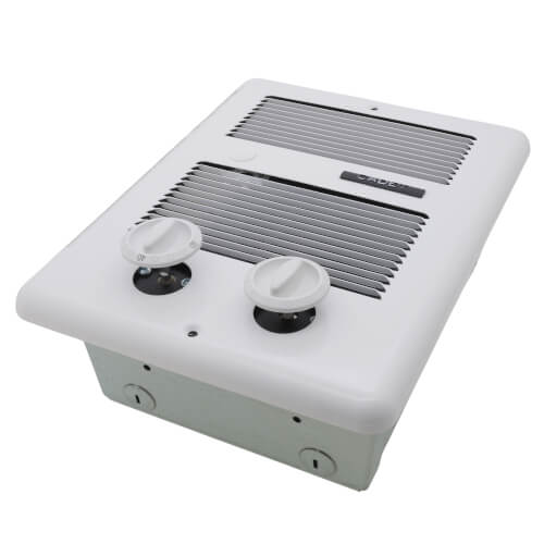 CADET Cadet CBC103TW Com-Pak Bath White Forced-In-Wall Fan Heater 1000 Watt 240/120V