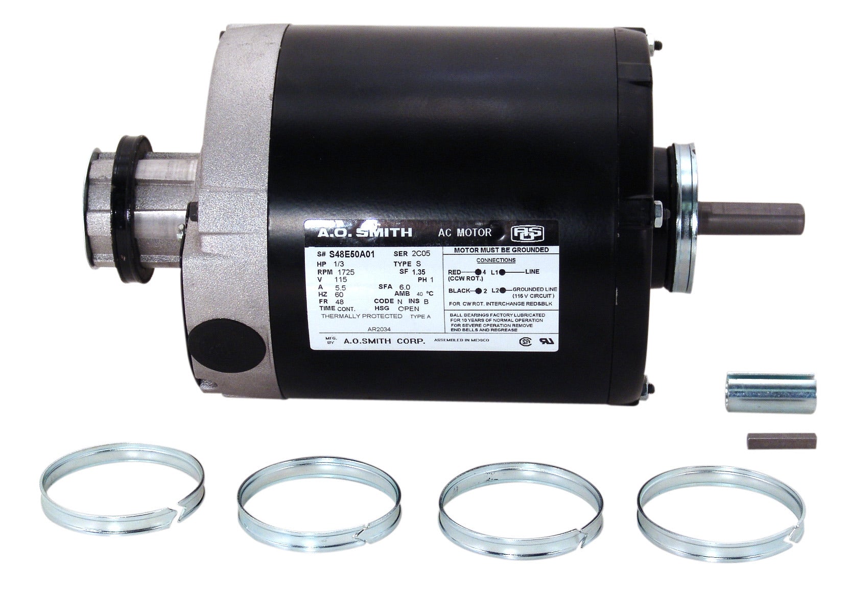 CENTURY MOTORS AR2054 BLOWER MOTORS