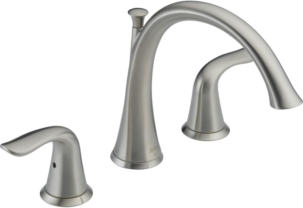 DELTA FAUCET Delta Faucet T2738-SS Lahara Two-Handle Roman Tub Faucet Stainless