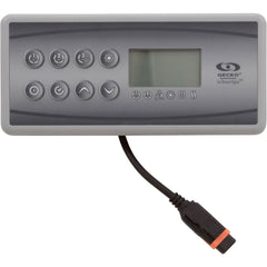 GECKO Gecko 0607-007067 Topside Keypad 8 Button LCD Overlay