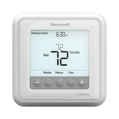 RESIDEO Honeywell TH6220U2000/U T6 Pro Programmable Thermostat 2 Heat/1 Cool Heat Pump or 2 Heat/2 Cool Conventional