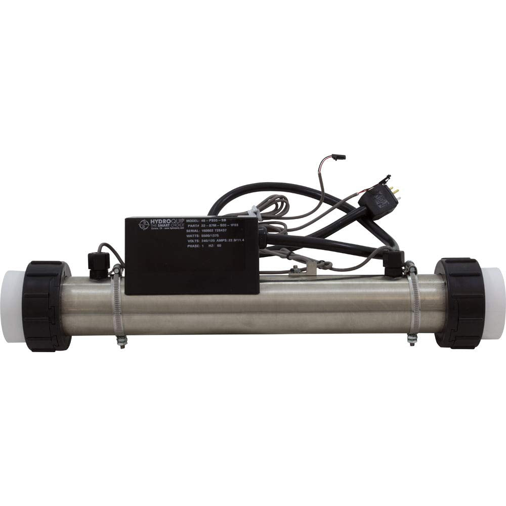 HYDROQUIP HydroQuip 48-PS55-SB Flo-Thru Heater 5.5 kW 230v 30 Cord