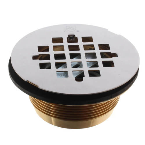 JONES STEPHENS Jones Stephens D40140 Shower Stall Drain Stainless Steel with Brass Body 2 Inch