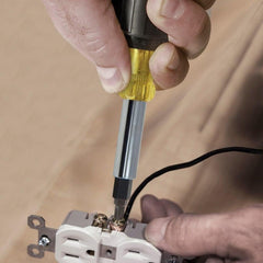 DAIKIN Klein Tools 32557 Multi-Bit Screwdriver / Nut Driver 10-in-1 Heavy Duty