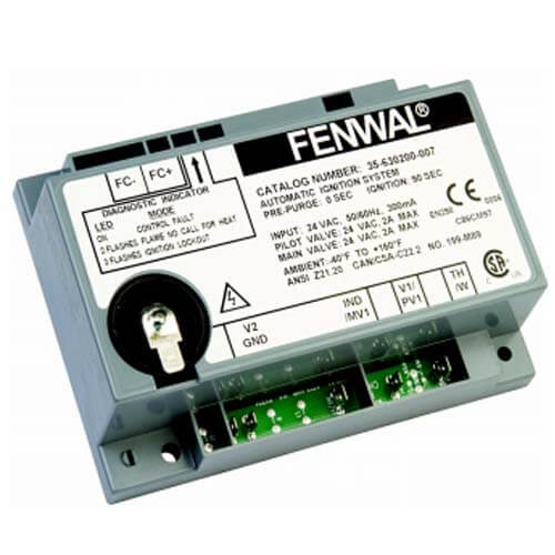 LAARS Fenwal 35-655910-991 Hot Surface Ignition Control 24V 45 sec Prepurge 4 sec TFI