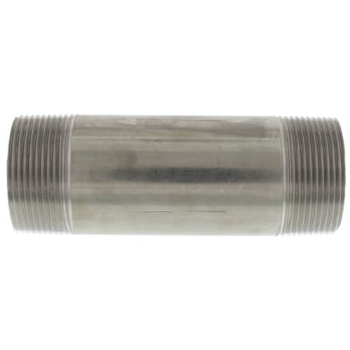 MERIT BRASS Merit Brass 4024-500 Stainless Steel Nipple Schedule 40 Welded 1.5 Inch x 5 Inch NPT Male