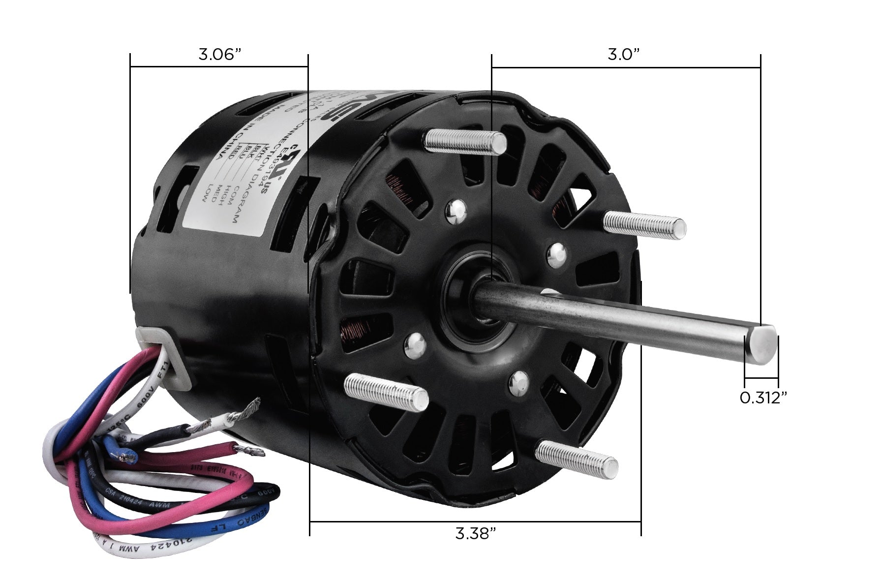 PRECISION ELECTRIC MOTOR SALES 313224A OEM REPLACEMENT MOTORS