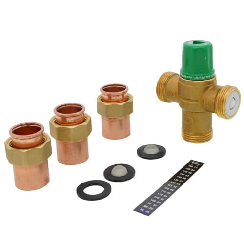 TACO Taco 5004-HX-C3 Heating Only Mixing Valve 5000 Series - 1 Union Sweat