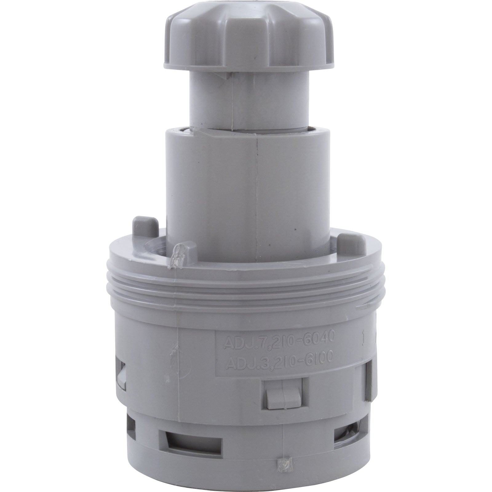 WATERWAY PLASTICS Waterway Plastics 210-6047 Poly Adjustable Spa Jet Internal - Gray