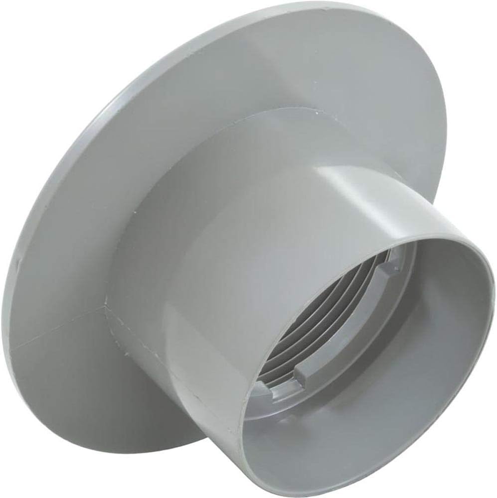 WATERWAY PLASTICS Waterway Plastics 215-9897 Wallfitting 1-1/2 Fpt x 2 Gray