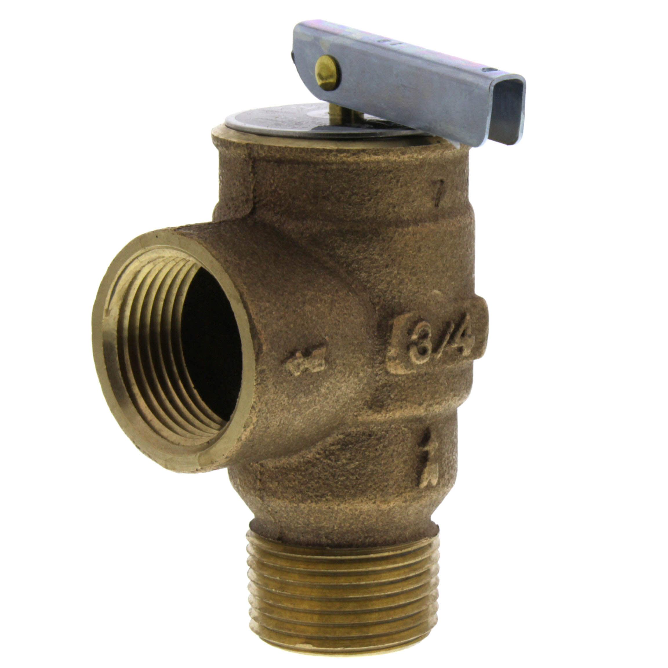 APOLLO VALVES Apollo Valves 13511B15 13 Series 3/4 in. Bronze MNPT x FNPT 15 Pressure Relief Valve