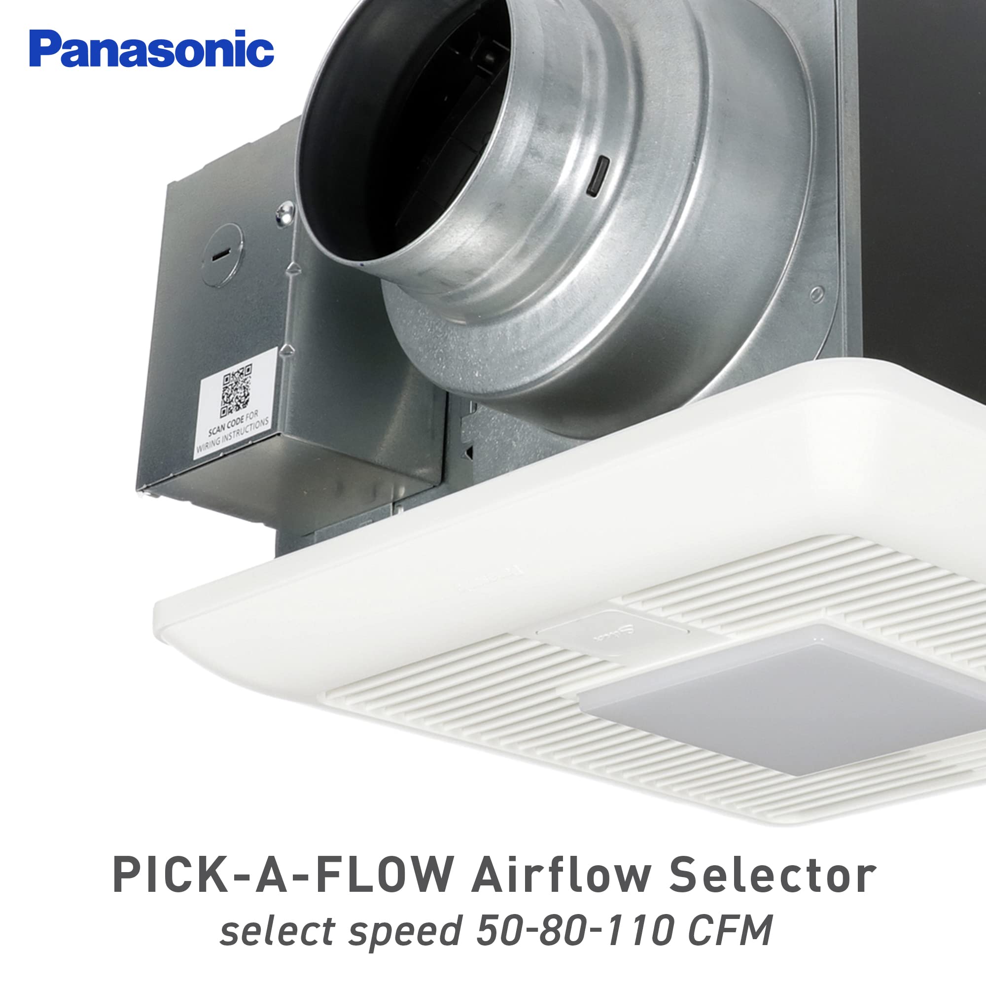 PANASONIC Panasonic FV-0511VKL2 WhisperGreen Select Fan/Light 50-80-110 CFM