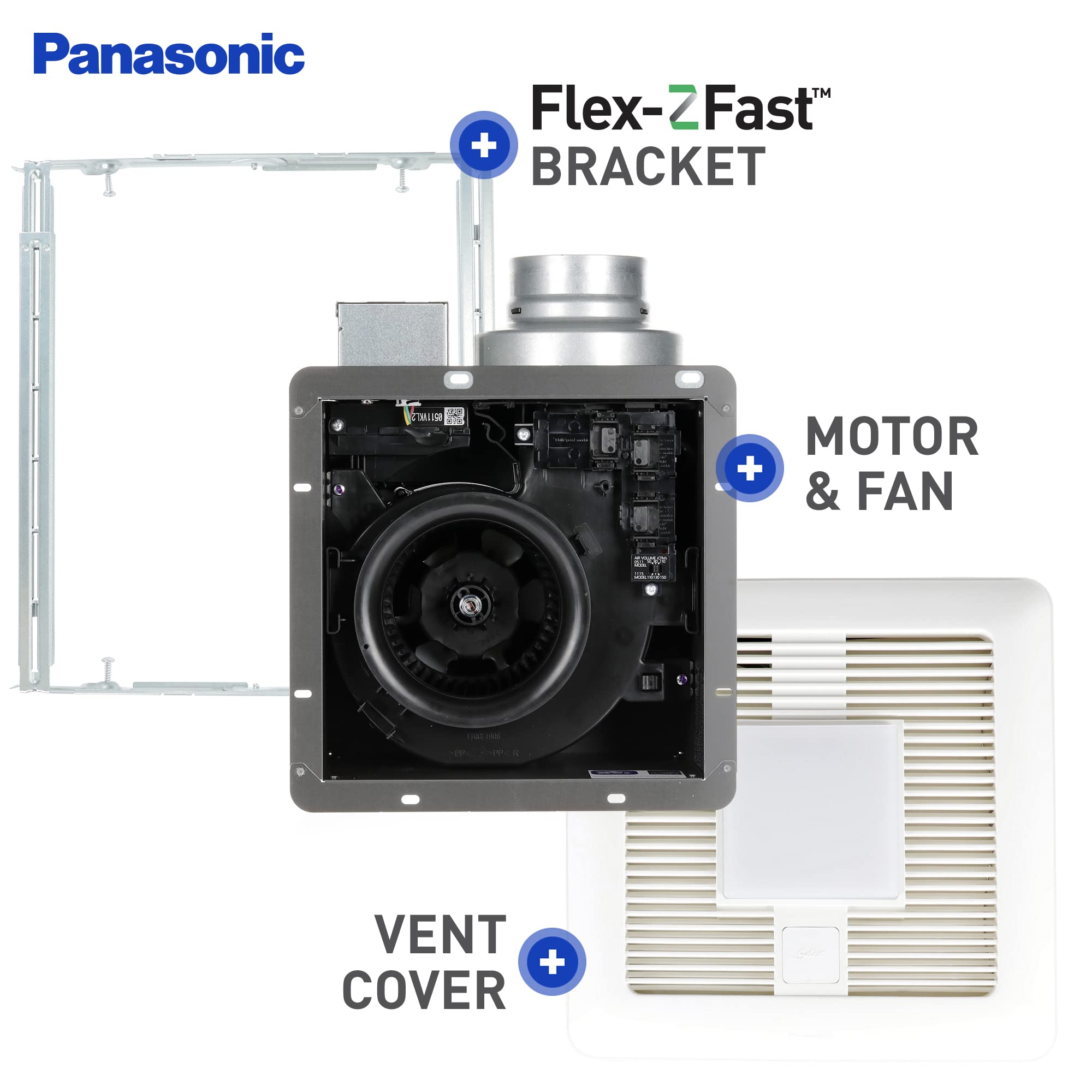 PANASONIC Panasonic FV-0511VKL2 WhisperGreen Select Fan/Light 50-80-110 CFM