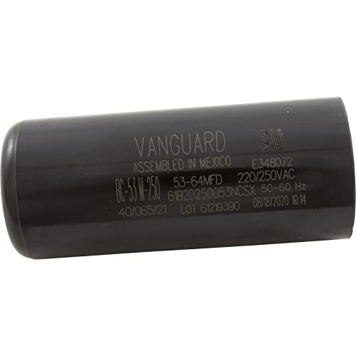 VANGUARD Vanguard BC-53M-250 Start Capacitor 53-64 MFD 230v 1-7/16 x 3-3/8