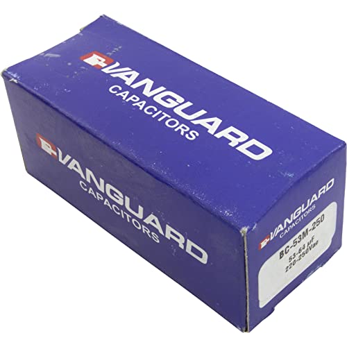 VANGUARD Vanguard BC-53M-250 Start Capacitor 53-64 MFD 230v 1-7/16 x 3-3/8