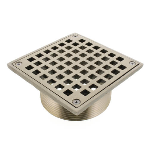 JONES STEPHENS Jones Stephens D60962 3-1/2 in IPS Metal Square Strainer Nickel Bronze