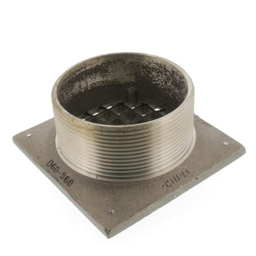 JONES STEPHENS Jones Stephens D60962 3-1/2 in IPS Metal Square Strainer Nickel Bronze