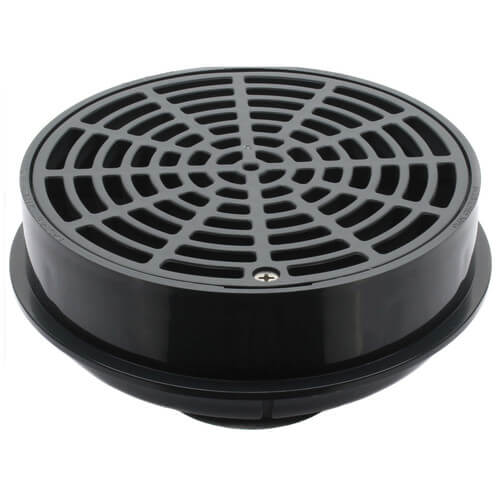 SIOUX CHIEF Sioux Chief 841-2P Quad Drain 2 Inch Inside Caulk Plastic White Floor Drain