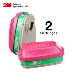 3M 60924 3M P100 Respirator Cartridge/Filter 1 Pair Helps Protect Against Ammonia Methylamine and Particulates