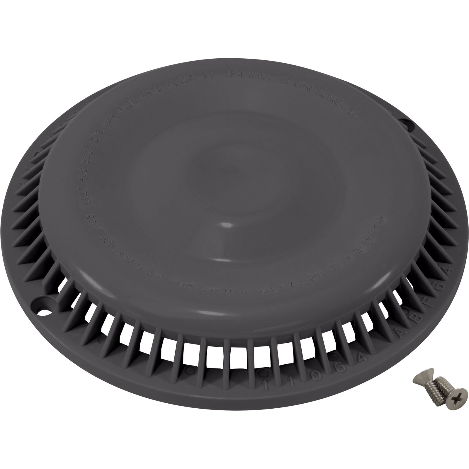AFFPACK 11064DKGY POOL DRAIN COVERS