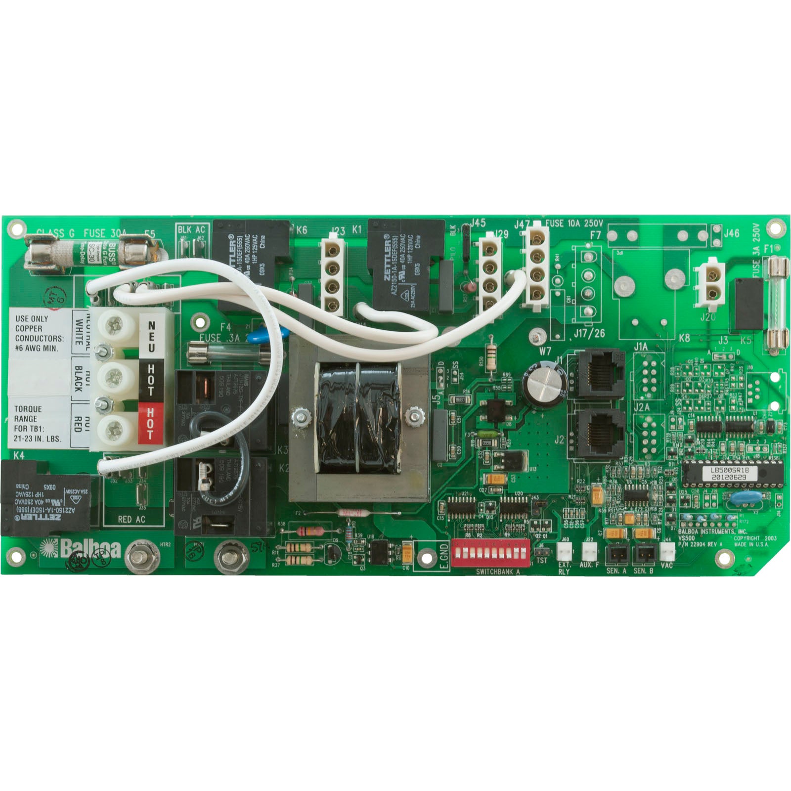 BALBOA WATER GROUP 53409 CONTROL BOARDS