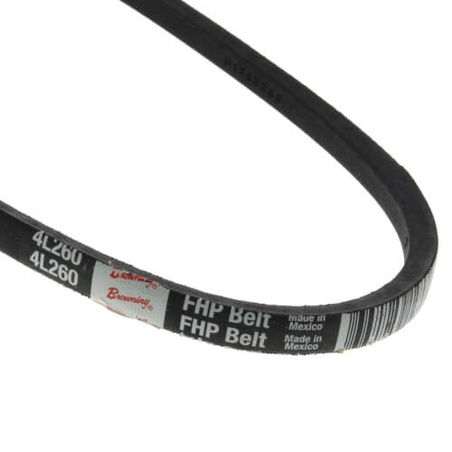 BROWNING Browning 4L260 FHP V-Belts, L Belt Section, 25 Pitch