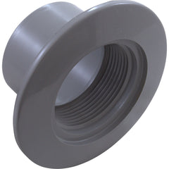CUSTOM MOLDED PRODUCTS Custom Molded Products 25524-201-000 Wall Fitting, 1-1/2 fpt x 2 Insider, 3-1/2 fd, Gray