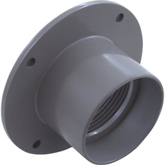 CUSTOM MOLDED PRODUCTS Custom Molded Products 25524-201-000 Wall Fitting, 1-1/2 fpt x 2 Insider, 3-1/2 fd, Gray