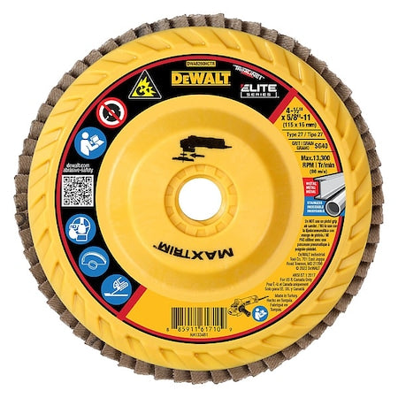 DEWALT DWA8280HCTR FLAP DISCS