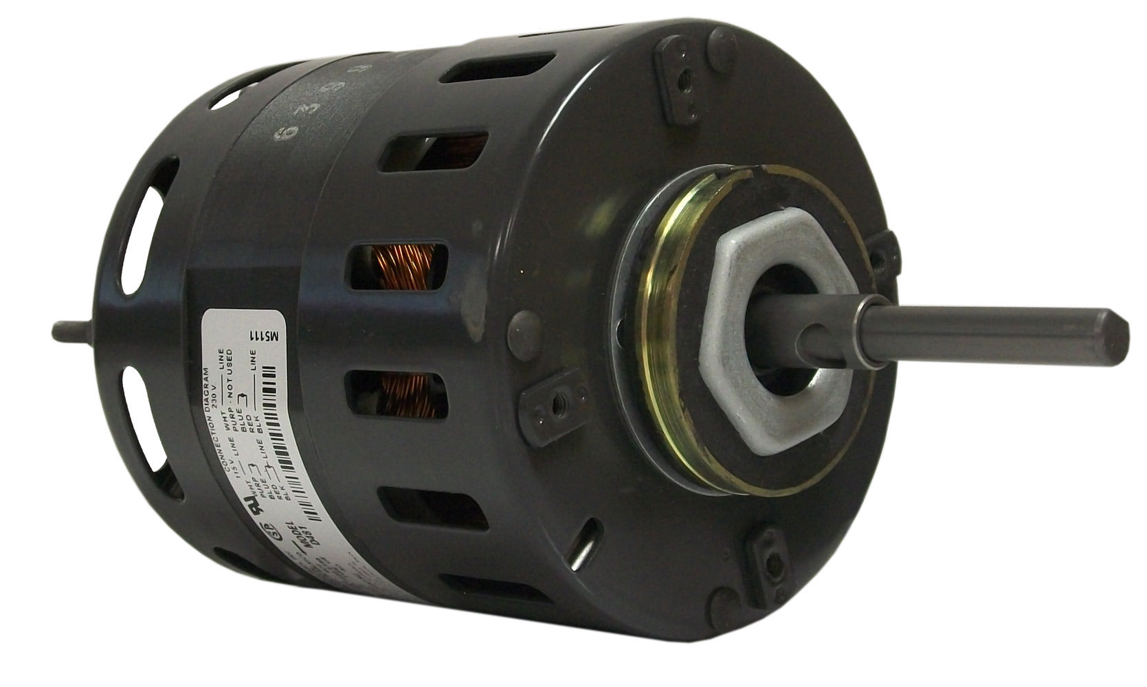GENTEQ MOTORS Fasco D481 Refrigeration Motor 1/10 HP 1550 RPM 115/208-230V
