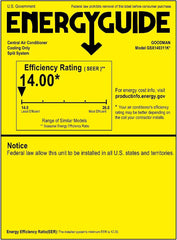 Goodman GSX140311 Goodman 2.5 Ton 14 SEER Air Conditioner Model: GSX140311 - Cooling Only